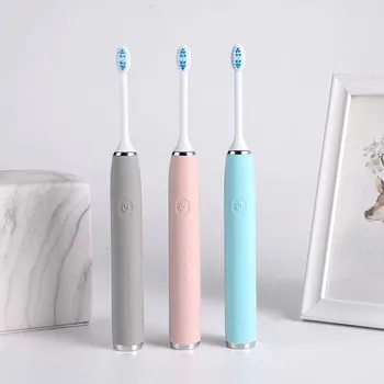 

Electric Toothbrush Sonic Wave Whitening Waterproof USB Rechargeable Teeth Brush Adult Oral Health Ultrason Electric Toothbrush