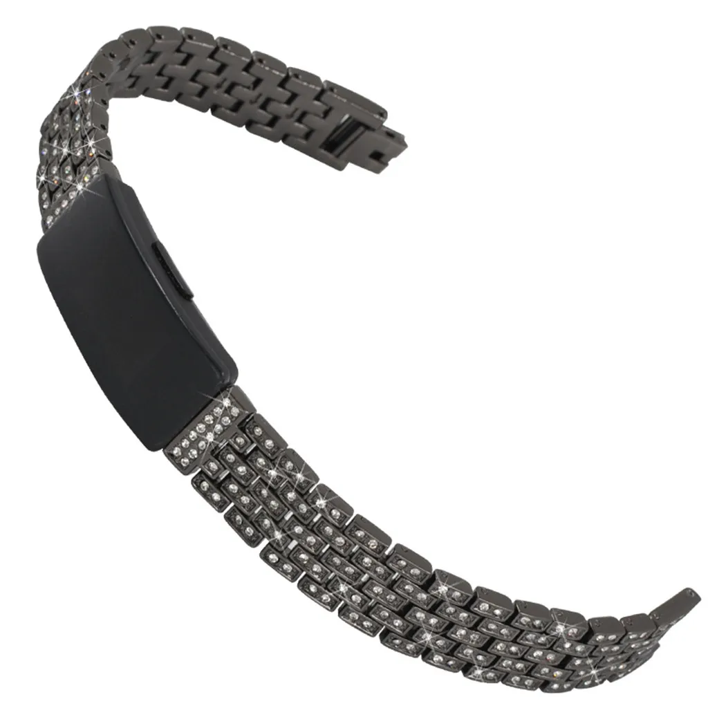 HIPERDEAL подходит для замены сплав, бриллиант ремешок с кристаллами для Fitbit Inspire/огнеупорные часы ремешок высокого качества часы группа Jy31