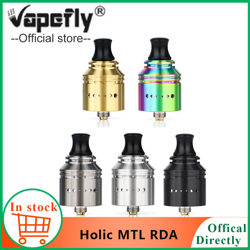 Оригинальная электронная Сигарета RDA Vapefly Holic MTL сигарета с одной катушкой здание