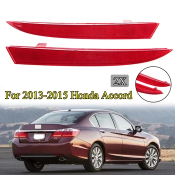 

2x Car Rear Bumper Reflector Red Lens reflective strip Car Accessories for Honda Accord 2013-2015 33505T2AA01 / 33555T2AA01