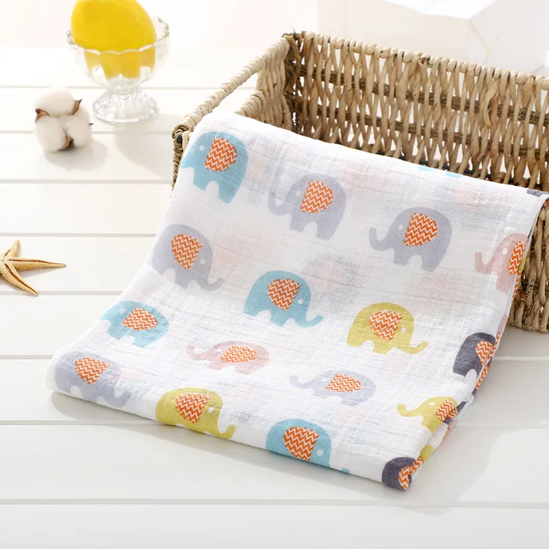 bedspread 120cm*110cm Blanket Muslin Swaddle Baby Cotton Baby Swaddles Blanket Baby Muslin Blanket 120 Muslin Diaper memory foam mattress topper