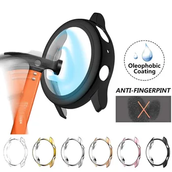 

25# Ultra Thin Pc All-around Screen Protector For Samsung Galaxy Watch Active 3 41mm Anti-scratch Bumper Protective Cover