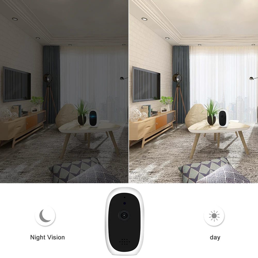 Детская камера 720P Мини-радионяня IP камера беспроводная Wi-Fi камера ...