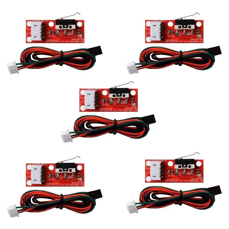 

5 x Endstop Mechanical Limit Switches 3D Printer Switch for RAMPS 1.4