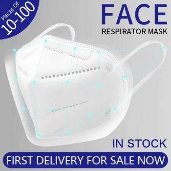 

Mouth Masks Anti Dust Face Mask Disposable Respirator Filter 4-Layer Anti-Dust Meltblown Cloth Earloops Protective Adult Masks