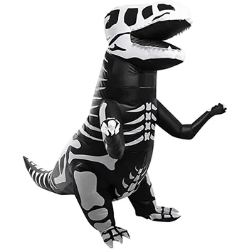 

Halloween Costume Dinosaur Cosplay Costume For Kids Adult Dinosaur Inflatable Costume Wacky Party Prop Halloween X-Ray Dinosaur