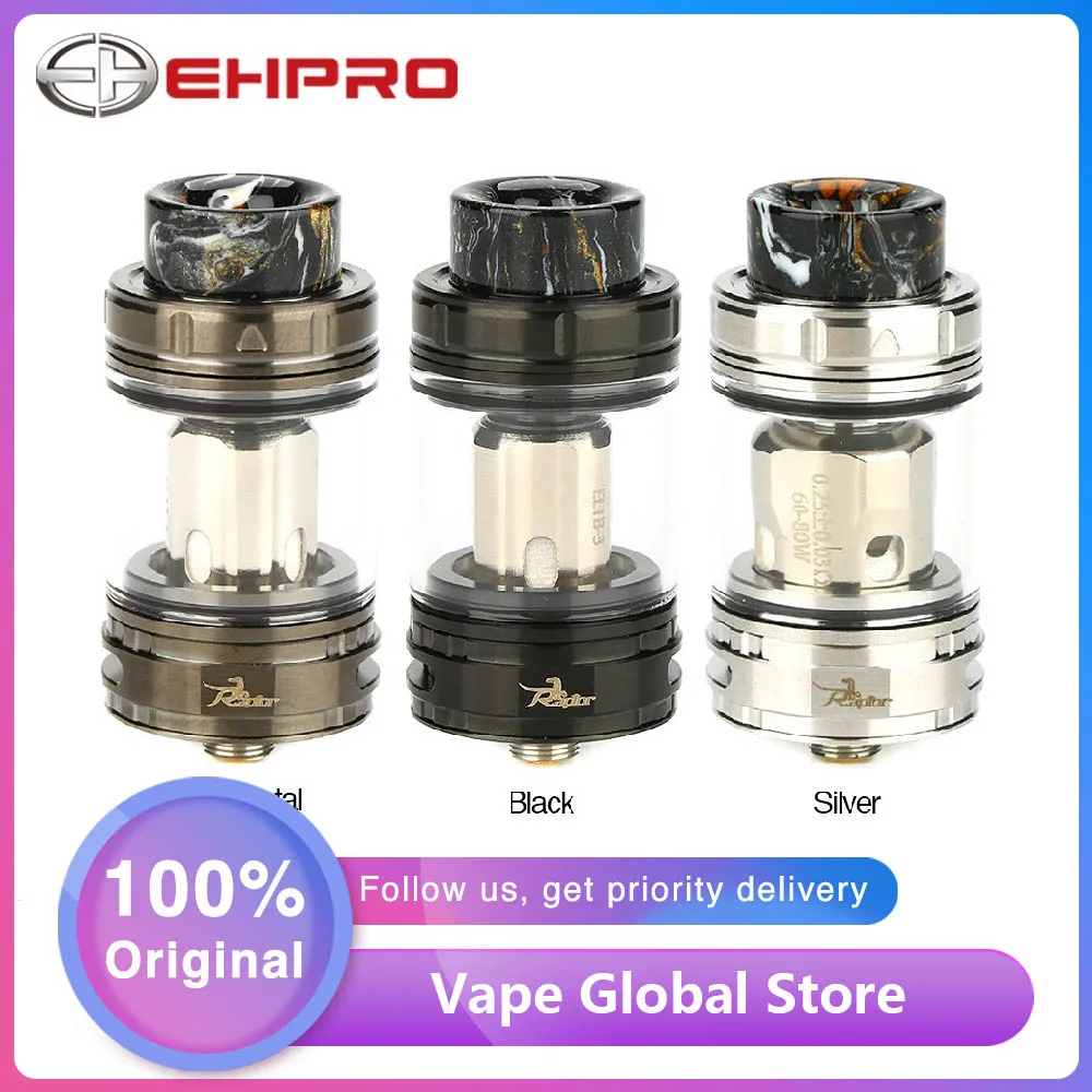 Новинка оригинальный атомайзер Ehpro Raptor Subohm для электронной сигареты подходит