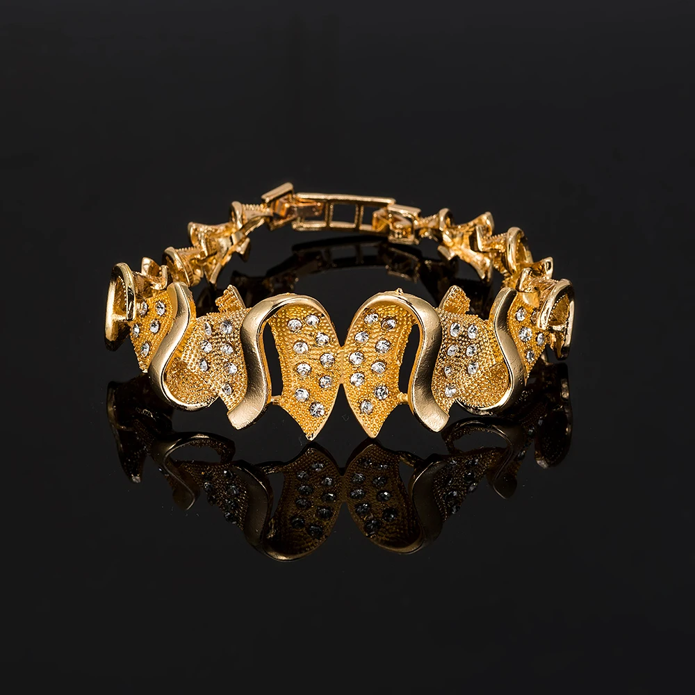 Египетские украшения модное многослойное ожерелье украшено кристаллами серьги браслет женский Африканский ювелирные украшения для свадьбы
