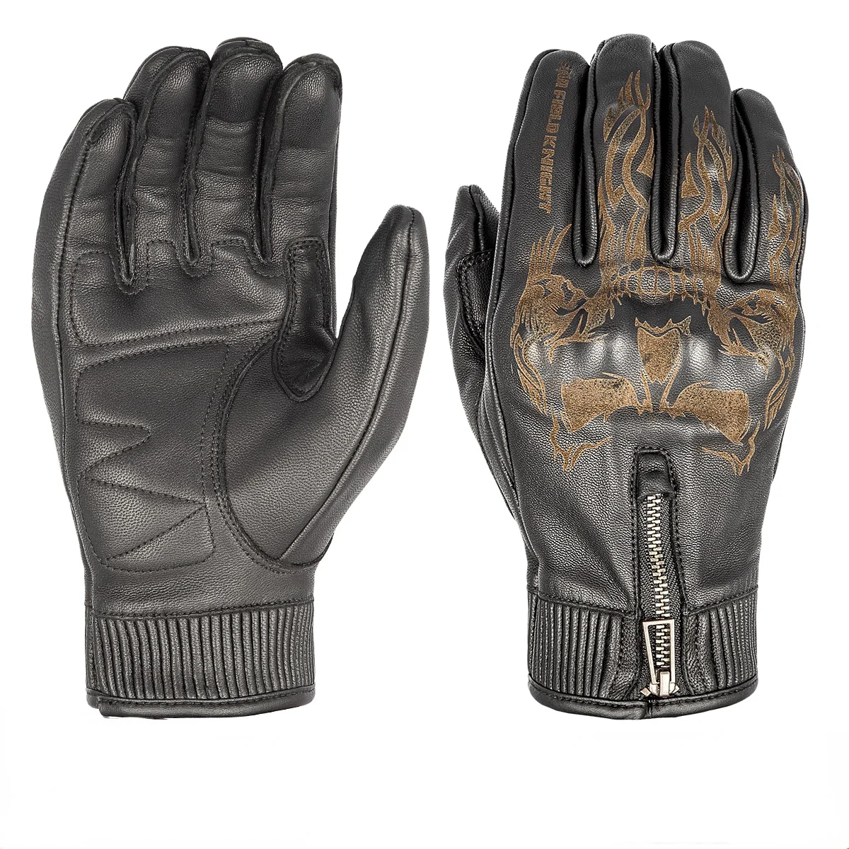 

Retro Motorcycle Gloves Goat Skin Leather Full Finger Touch Screen Motorbike Riding Racing Protection Motorcycle Accessory