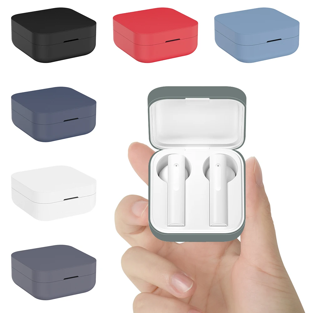 Защитный силиконовый чехол для Xiaomi Air2 SE мягкий ударопрочный Mi Airdots Pro2 наушники Air 2
