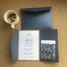 50 шт необычные свадебные пригласительные карты кружева карман пригласительные обложки дизайн цена
