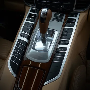 

Suitable for Porsche Panamera 2010-16 aluminum alloy interior center control device shift plate button trim