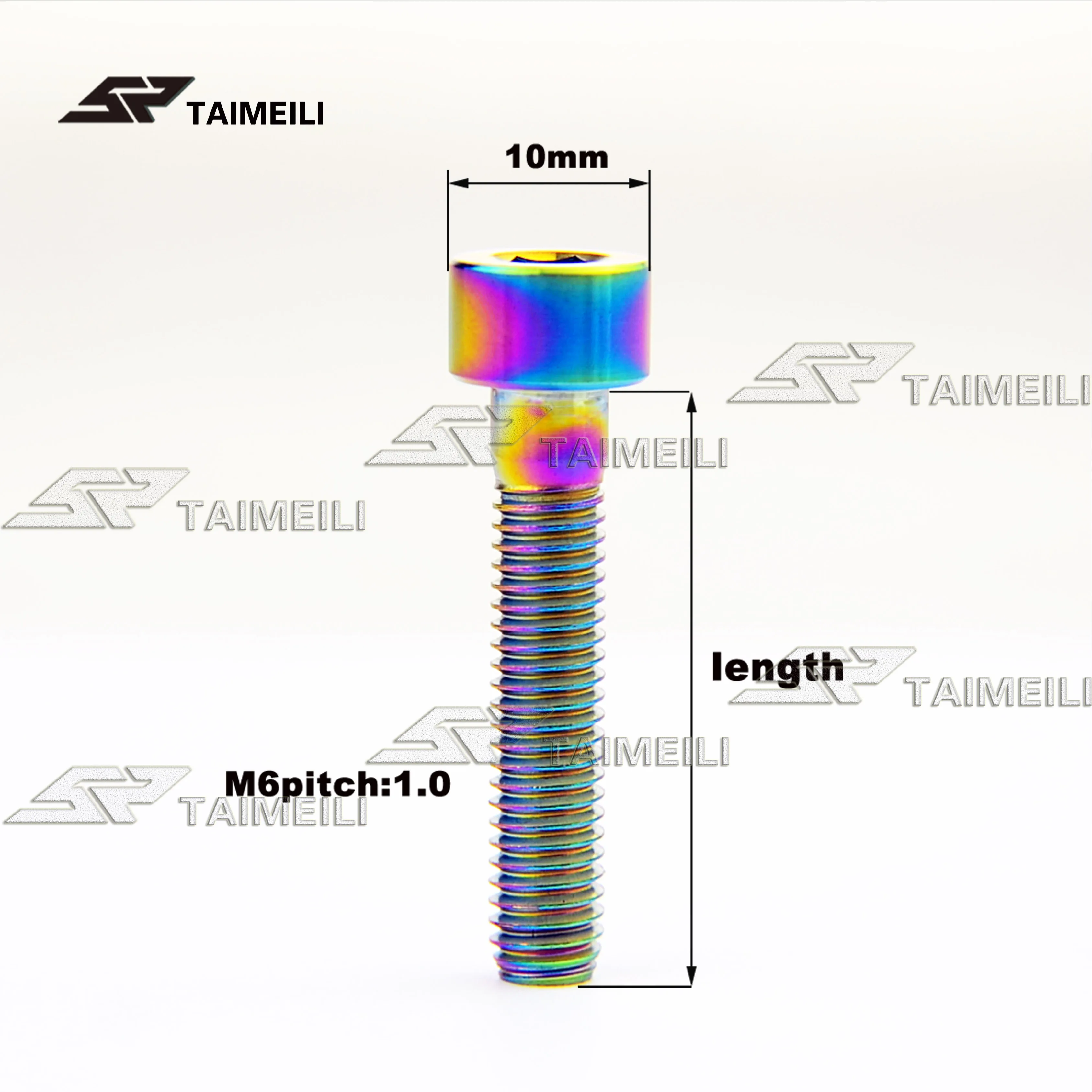 Титан болт с цилиндрической головкой M6* 12/15/25/30/35/40/50/55/60/65/70 мм Запасные Винты для велосипедов и мотоциклов