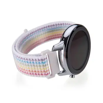 

20mm Colorful Velcro Nylon Watch Strap Band For Garmin Vivoactive 3/Vivomove/Vivomove HR/Samsung Gear Sport Accessories