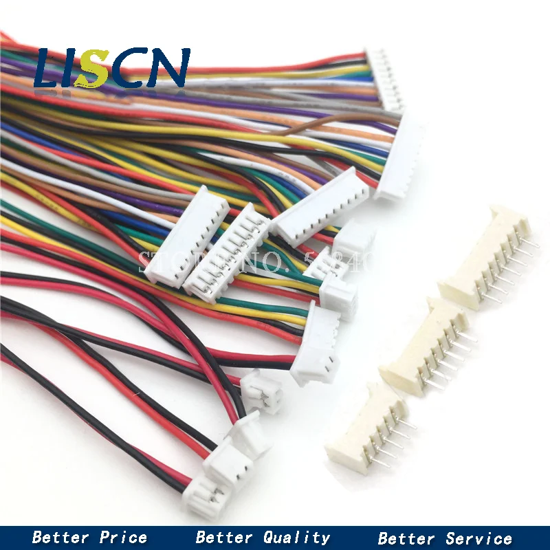 5sets 1.25mm Female male Connector Terminal Cable 10cm 20cm 30cm XH 1.25 JST Single Double Head | Обустройство дома