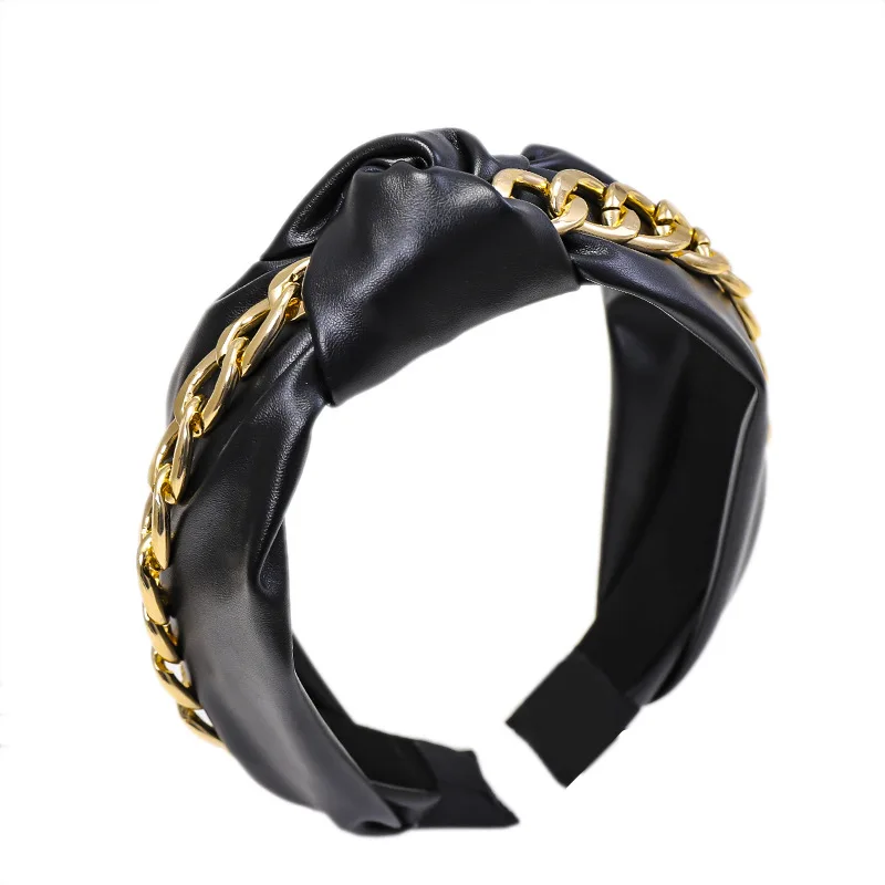 Модные женские повязки на голову с цепочкой и бабочкой, женские повязки на голову для девушек, женские аксессуары для волос