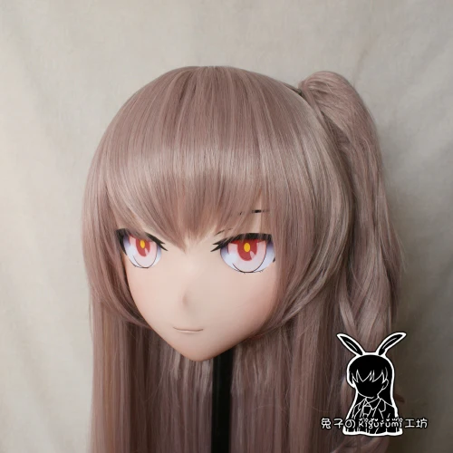 Кролик 59) Полная Голова кроссдресс Девушка BJD кукольная маска для девочек Frontline COS мультфильм аниме Реалистичная силиконовая Косплей Маска кигуруми