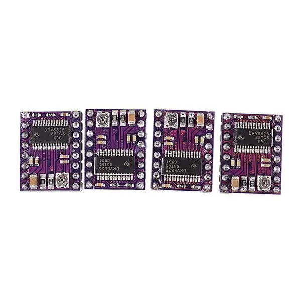 CNC V3 щит+ UNO R3 для Arduino совместимая плата+ 4x TI DRV8825 StepStick Шаговые драйверы красный+ фиолетовый