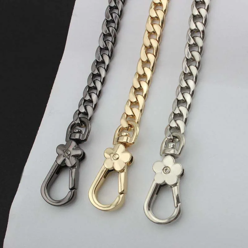 Плоская цепочка 9 мм с пряжкой для цветов сумка сумкой аксессуары цепи