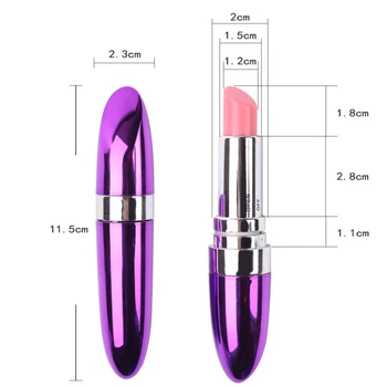 Women Portable G-Spot Vibrator Small Bullet Vibrator Massager Lipsticks Vibrator Clitoris Stimulator Erotic Product Sex Toys 3