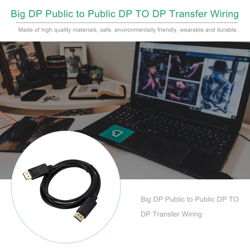 Кабель Displayport для подключения Dp к Dp линии 1,8 м 3 м большой Dp папа-папа Dp к Dp адаптер Соединительный кабель