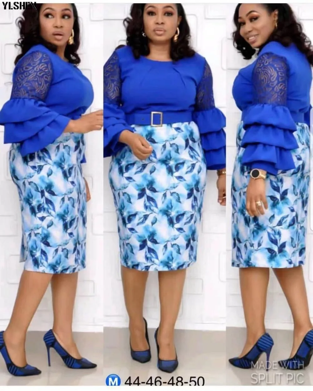 Plus Size African Dresses For Women Dashiki Print African Clothes Ankara Dresses Elegant Ladies Dress Clothing Robe Africaine 01