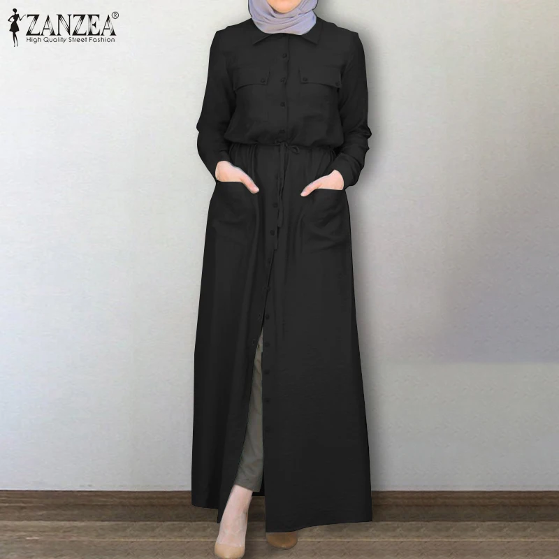 abaya com cordão, camisa casual, outono