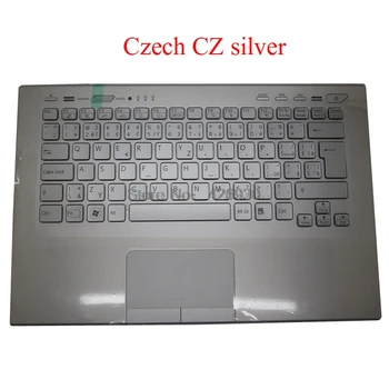 

USED Laptop Palmrest CZ NE UK keyboard For SONY VPC-SA VPCSA 024-1023-8024-A 024-4123-8024-A Czech Nordic United Kingdom