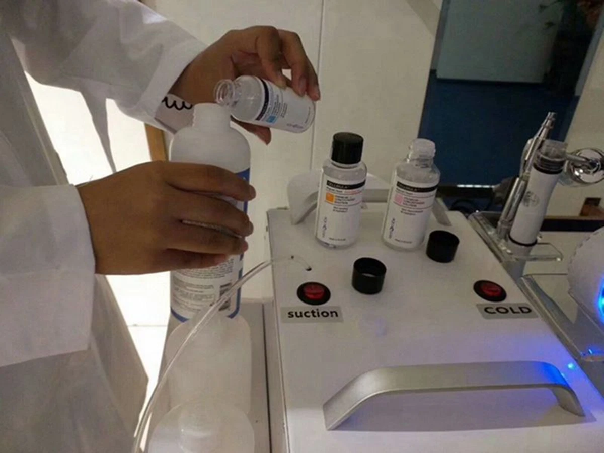 50ml Per Bottle Concentrated Aqua Clean Peeling Solution Serum Hydra Machine Face Skin Clean Blackhead Remove