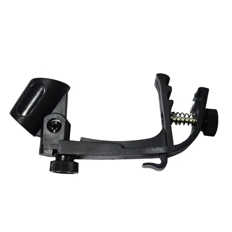 Microphone Stand Microphone Shock Mount Microphone Mount Clamp Adjustable Clip On Drum Rim Shockproof Mount