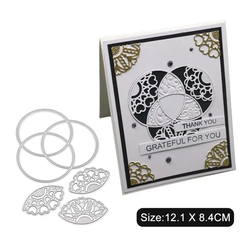 Cutting Dies Background / invitation lace / greeting card decoration greeting card decorationMetal  - 4.00007E+12