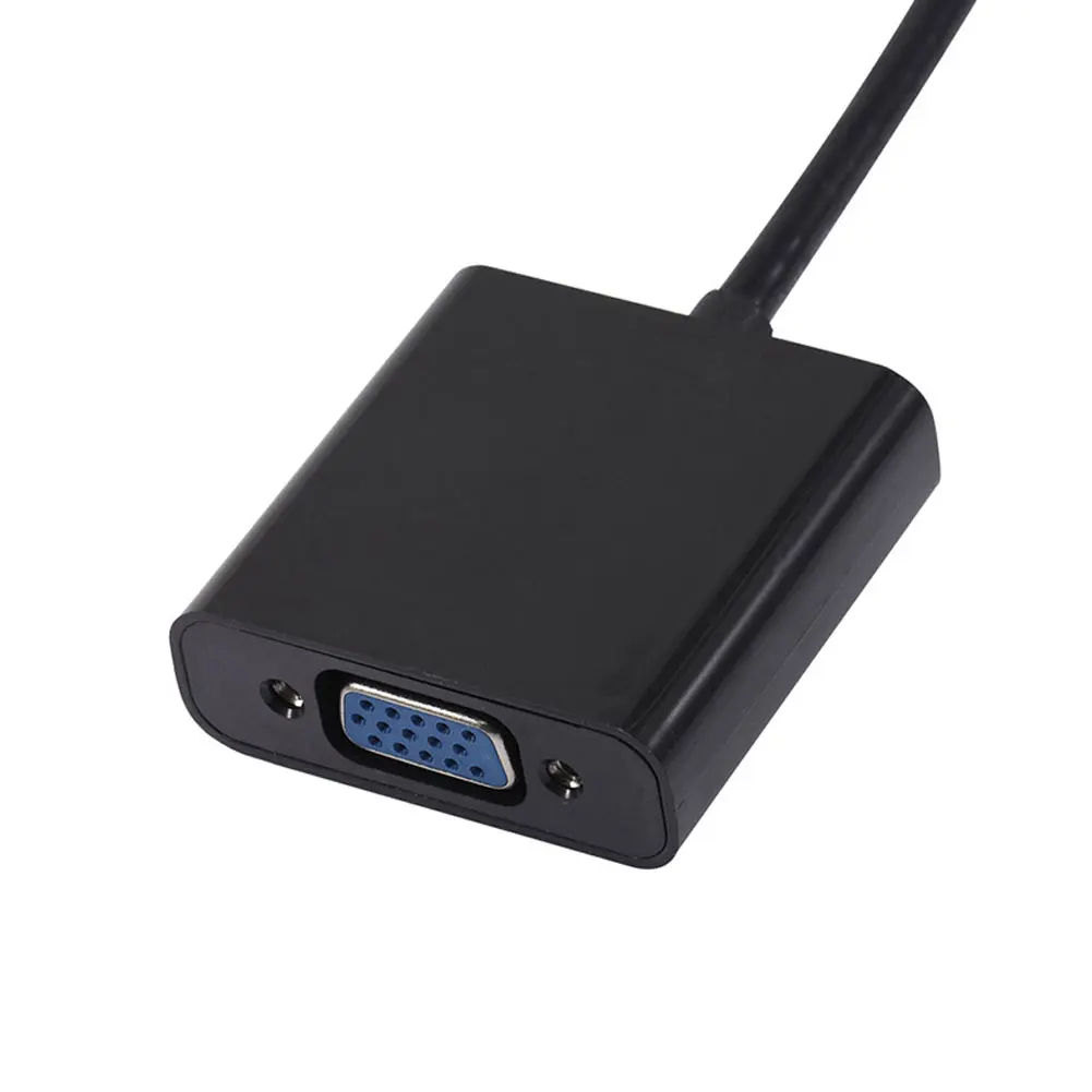 Адаптер hdmi-vga Мужской конвертер с разъемом адаптер 1080P цифровой аналоговый видео аудио для ПК ноутбука планшета цена