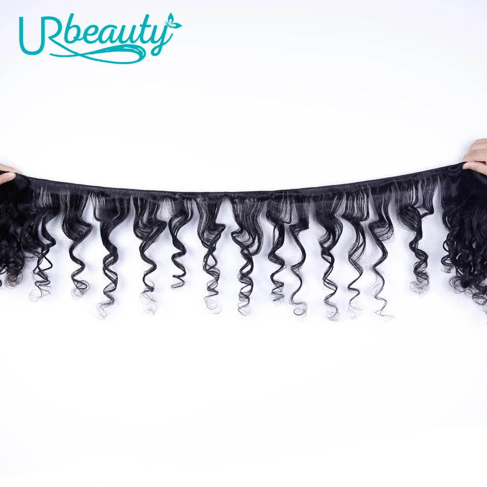 UR beauty свободные волнистые пряди "-28" M бразильские не-Реми волосы натурального цвета человеческие пряди волос отправка одна застежка