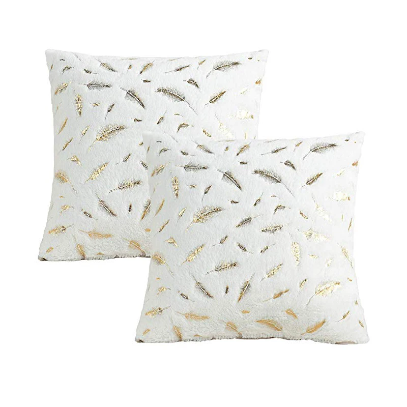 

Decorative Pillows Super Soft Fur Feather Plush Cushion Cover Pillow Case Throw Pillow Cover Seat Sofa Bed Decoration Pillowcases