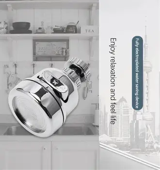 

Bathroom Water Saving Swivel Kitchen Bathroom Faucet 360 Degree Swivel Kitchen Faucet Water Saving Nozzle Faucet Connector TSLM1
