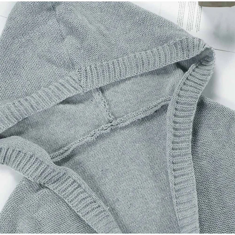 Женский свитер размера плюс 5XL, вязаный кардиган, верх размера d, рукав летучая мышь, с капюшоном, женские кардиганы, Осень-зима, пальто в стиле пэчворк