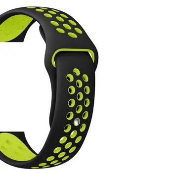 

Breathable Silicone Sports Band for Apple Watch 5 4 3 2 1 42MM 38MM rubber strap bracelet bands for Iwatch 5 4 3 40mm 44mm