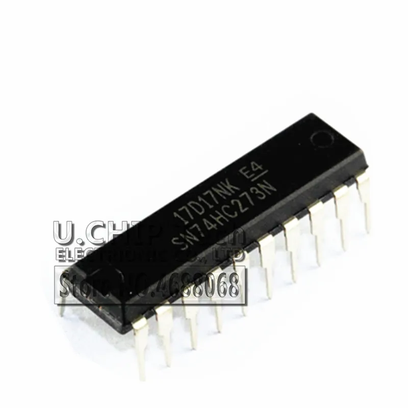 100 шт./лот новый оригинальный SN74HC273N SN74HC273 74HC273N 74HC273 DIP-20 Восьмиканальный D-TYPE шлепанцы с прозрачным
