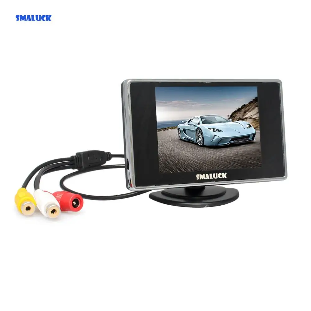 SMALUCK 3 5 дюймовый цветной TFT ЖК дисплей Автомобильная фотография с 2 канальным