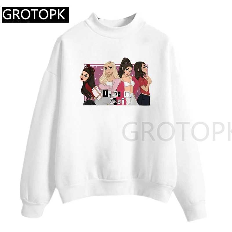 Новые женские толстовки с капюшоном Ariana Grande Vogue с принтом в стиле Харадзюку С Капюшоном, уличная одежда