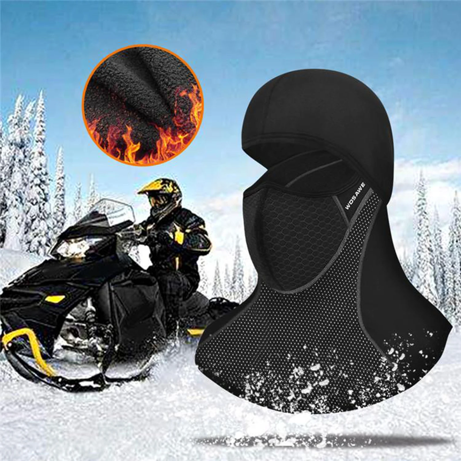 Waterproof Balaclava Ski Mask Winter Full Face Mask for Men Women Cold Weather Gear for Skiing, Snowboarding & Motorcycle Riding