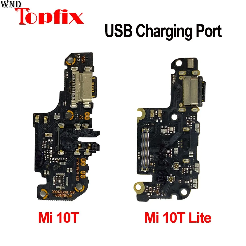 For Xiaomi Mi 10T Lite USB Charging Port Flex Cable Charger Dock Plug Connect Board Replacement Parts | Мобильные телефоны и