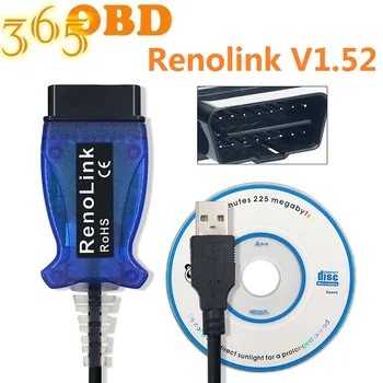 

Renolink V1.52 For Renault ECU Programmer Reno Link OBD2 Key Programming Airbag Reset Tool Free shipping