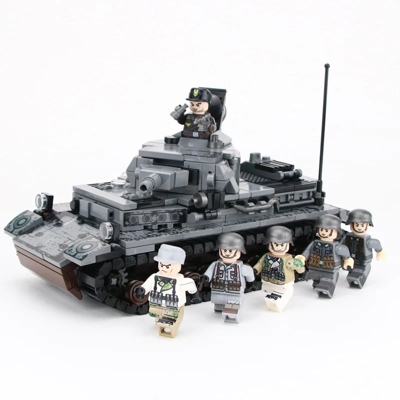 Preise WW2 Military Deutschland IV Tank Soldaten Bausteine Deutschland WW2 Armee Soldaten Waffen Zubehör Bausteine Ziegel Spielzeug