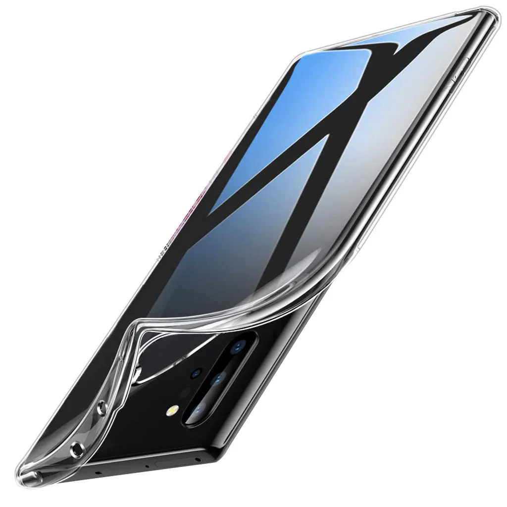 

Shockproof Phone Case For Samsung Galaxy Note 10 Transparent Soft Rubber TPU Case Cover For Samsung Galaxy Note 10 Plus 6.8