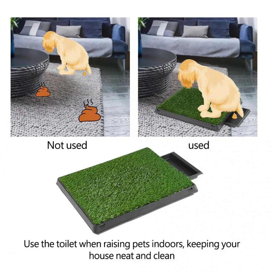 puppy potty training grass mat