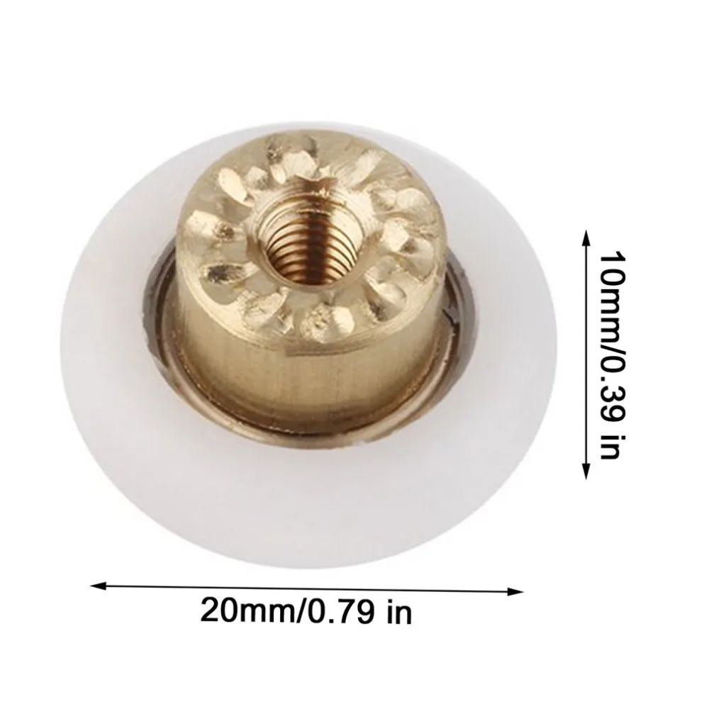 1 шт. прочная Замена душевых дверных роликов/бегунов/колес 19 мм Диаметр колеса Запасная часть