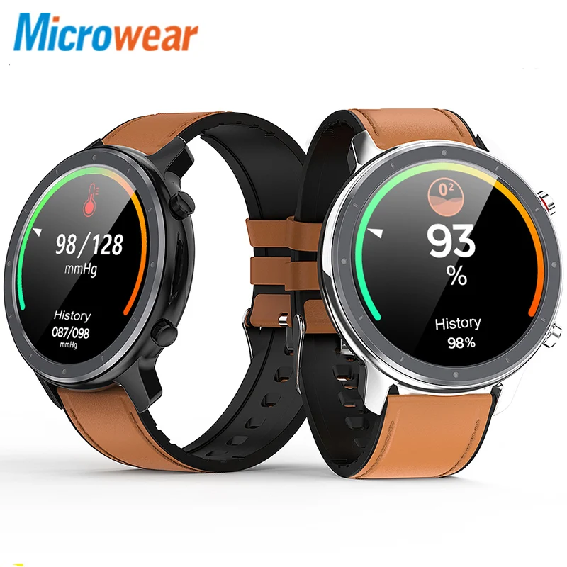 Ультратонкие Смарт часы Microwear L11 с hd экраном музыка ЭКГ пульсометр bluetooth VS L8