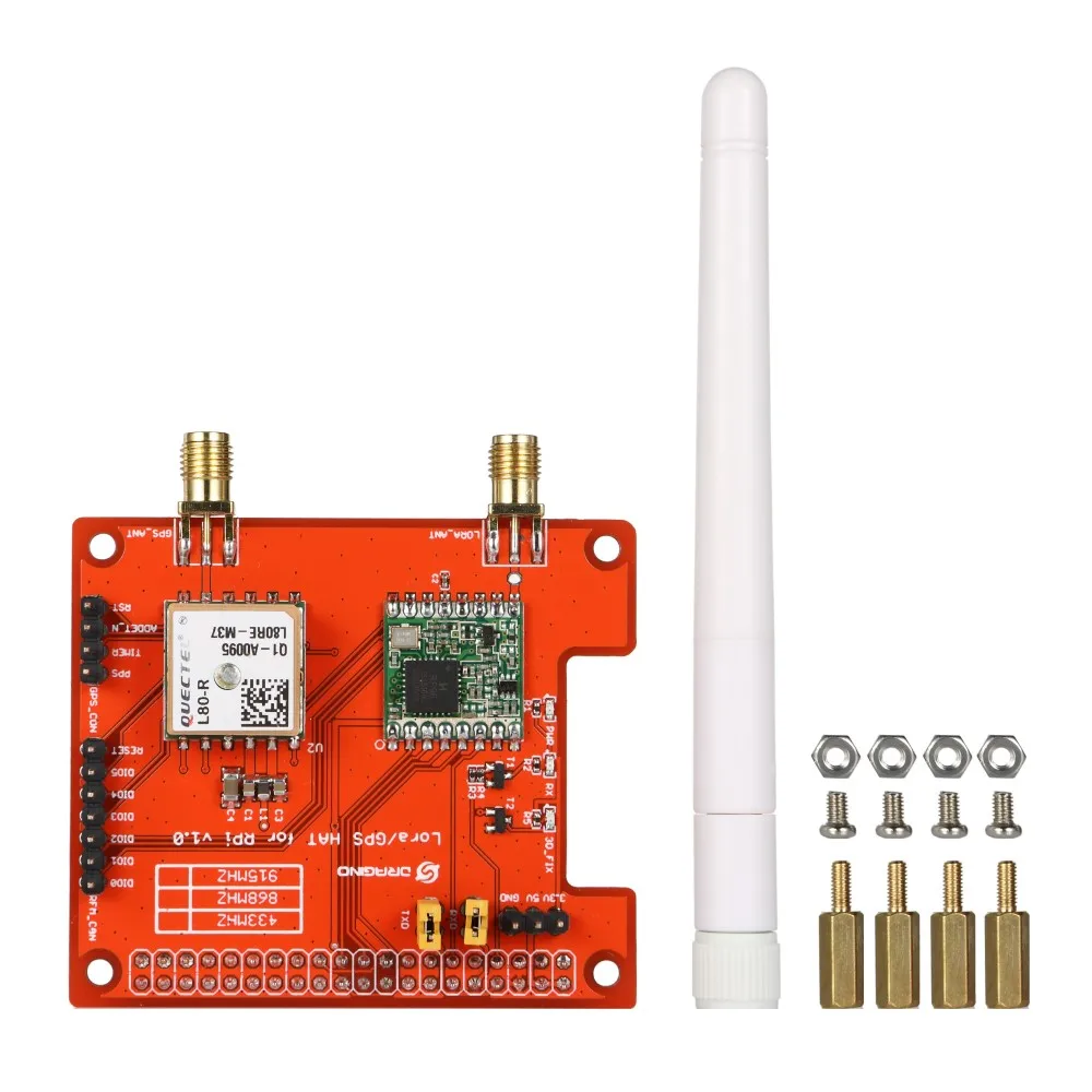 para Raspberry pi Chapéu de Extensão com Suporte sem Fio Geração Lora Gps 2 – 3