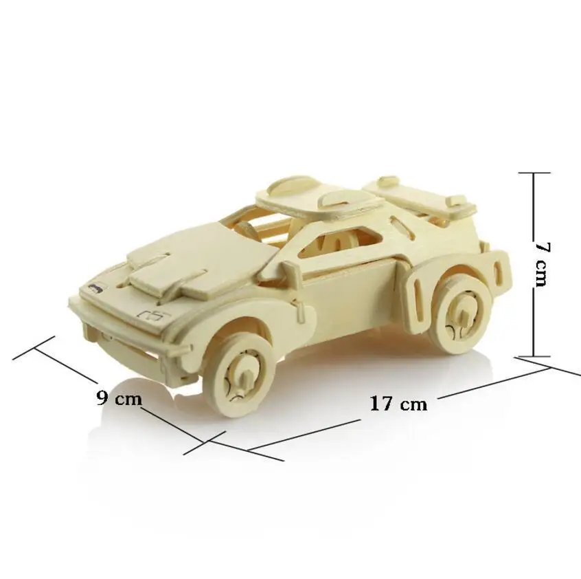 Автомобильные модели строительные наборы автомобиля 3D деревянные головоломки игрушки для строительных комплектов IQ Развивающие игрушки для детей и взрослых